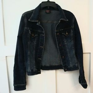 Angel Dark Blue Denim Jacket Made In USA Size S